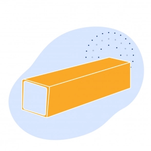 Оцинкованная квадратная труба 10х10х1.2 мм ст10 ГОСТ 8639-82