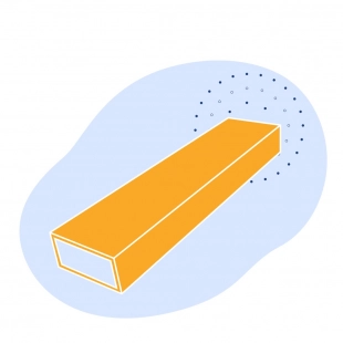 Оцинкованная прямоугольная труба 180х80х8 мм ст10 ГОСТ 8645-68