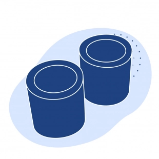 Капролоновая втулка 450х1400 мм серая ПА 6-МДМ