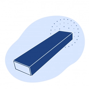 Оцинкованная прямоугольная труба 180х80х8 мм ст10 ГОСТ 8645-68