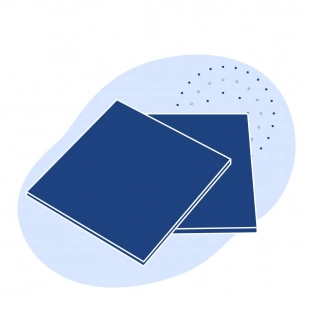 Паронит листовой электролизерный 1х500х500 мм ПЭ ГОСТ 481-80