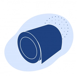 Рулон с полимерным покрытием 0.7 мм ПВДФ ГОСТ 34180-2017