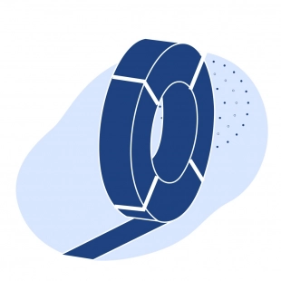 Штрипс с полимерным покрытием 0.6 мм ГОСТ 34180-2017